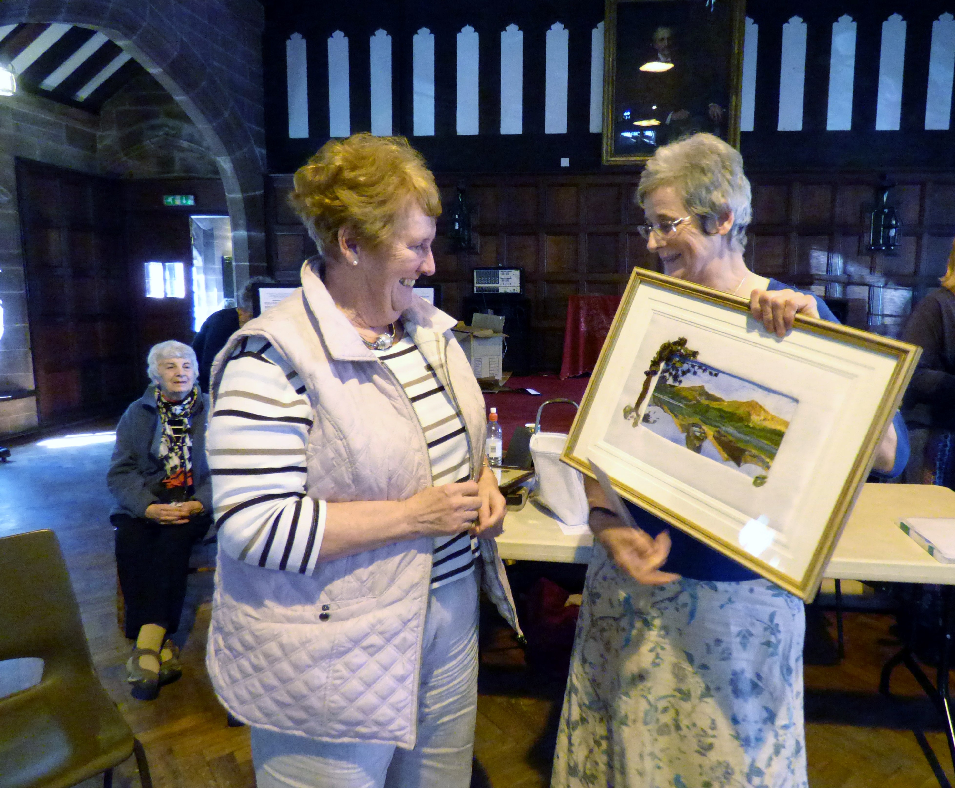 Beryl Webster won First Prize in the Colour Competition with BUTTERMERE at MEG Summer Tea Party 2016