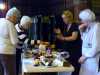Sarah and Linda with their Cake Stall at 2014 September Tea Party