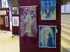 GODDESS OF GROWTH by Sarah Lowes, 60 YEARS IN THE MAKING by Val Heron and INSPIRATION by Elsie Watkins at 60 Glorious Years exhibition 2016