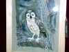 OWL FOR INDIRA by Marie Stacey at 60 Glorious Years exhibition 2016