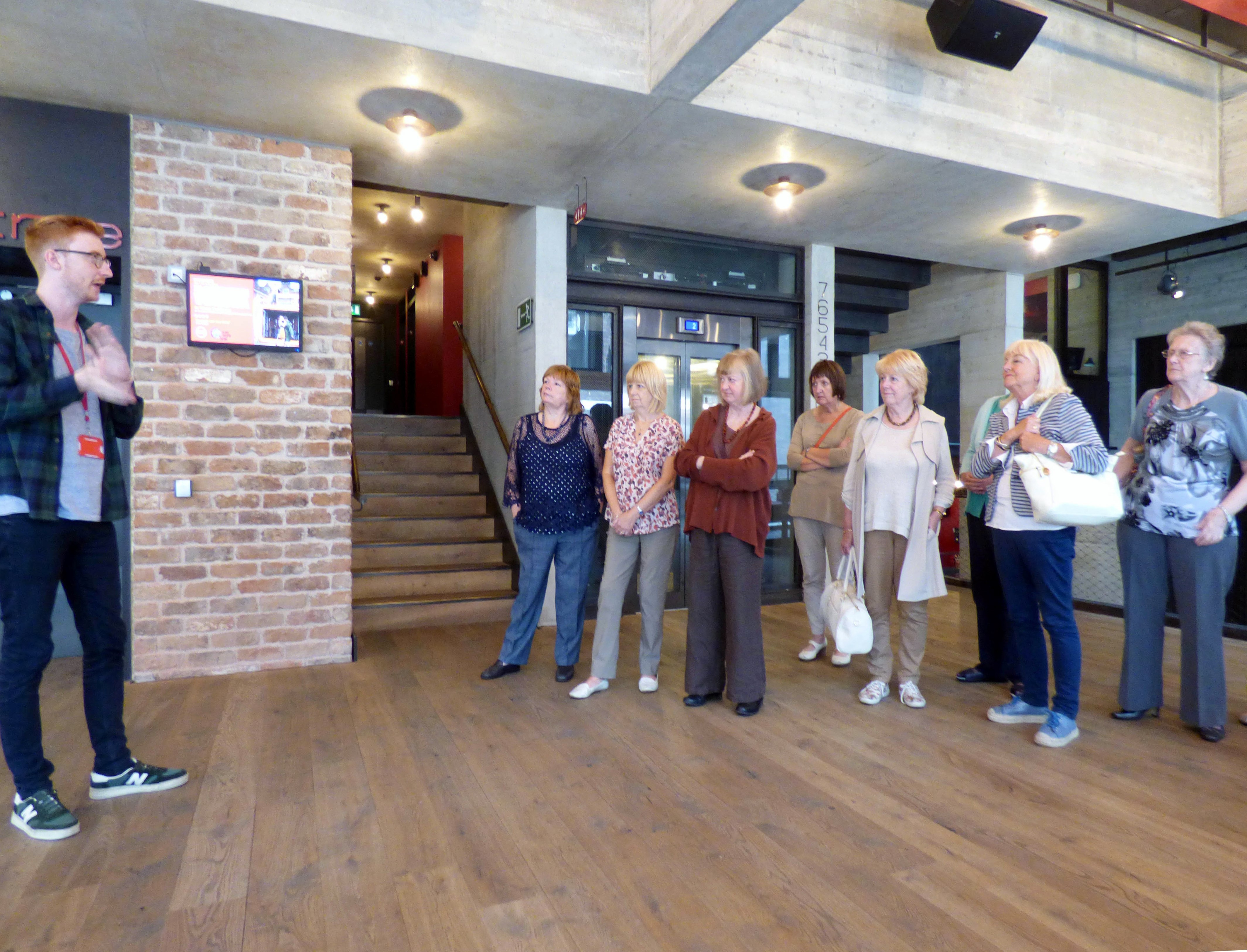 This is Brian our guide on our backstage tour of Everyman Theatre, Liverpool, July 2016