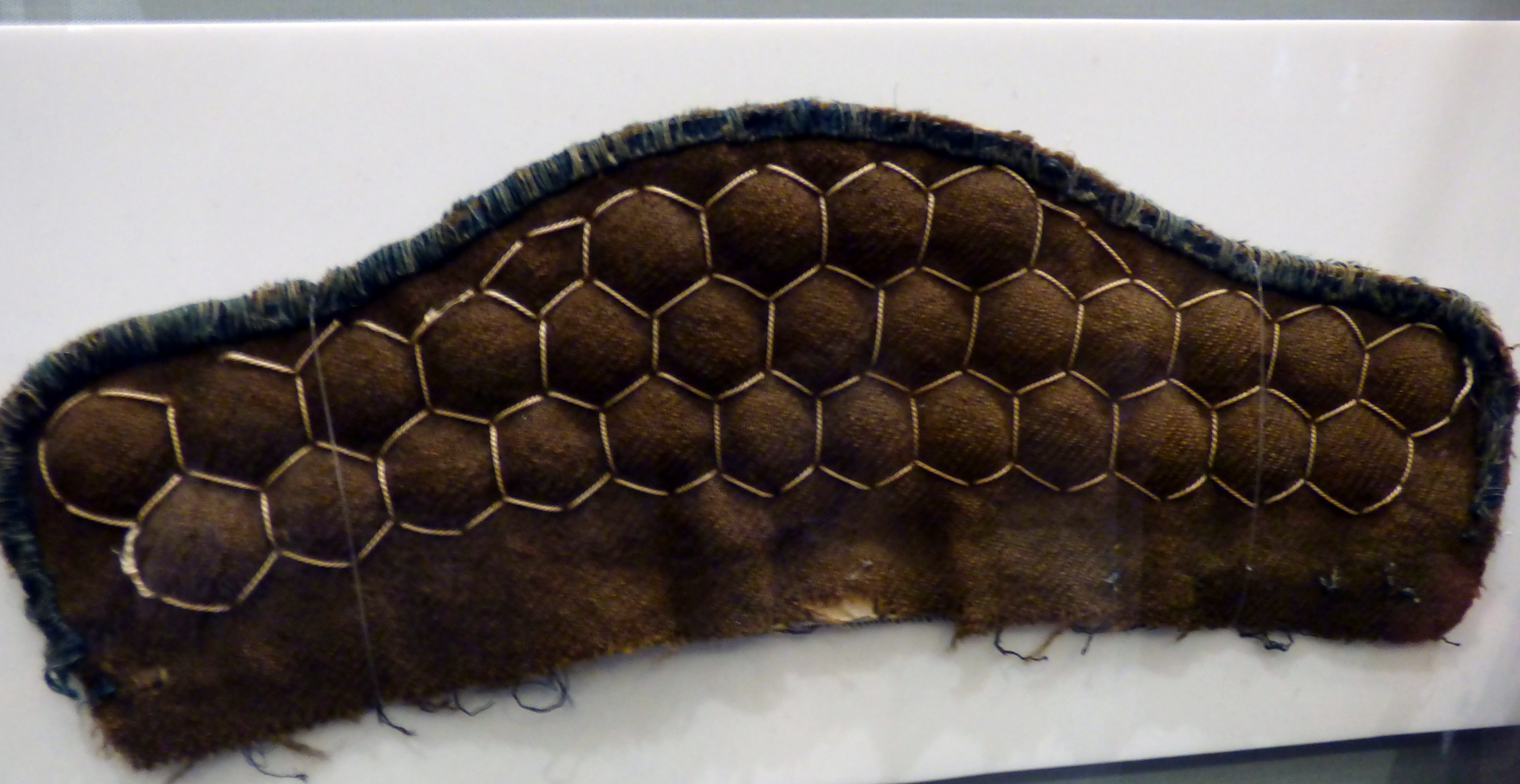 BRIGIDINE ARMOUR (KIKKO), domed hexagonal plates quilted between layers of fabric, Royal Armouries Museum, Leeds