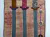 SAMURAI SWORDS by Margaret Coop, Textile Art Group exhibition, Leeds 2016