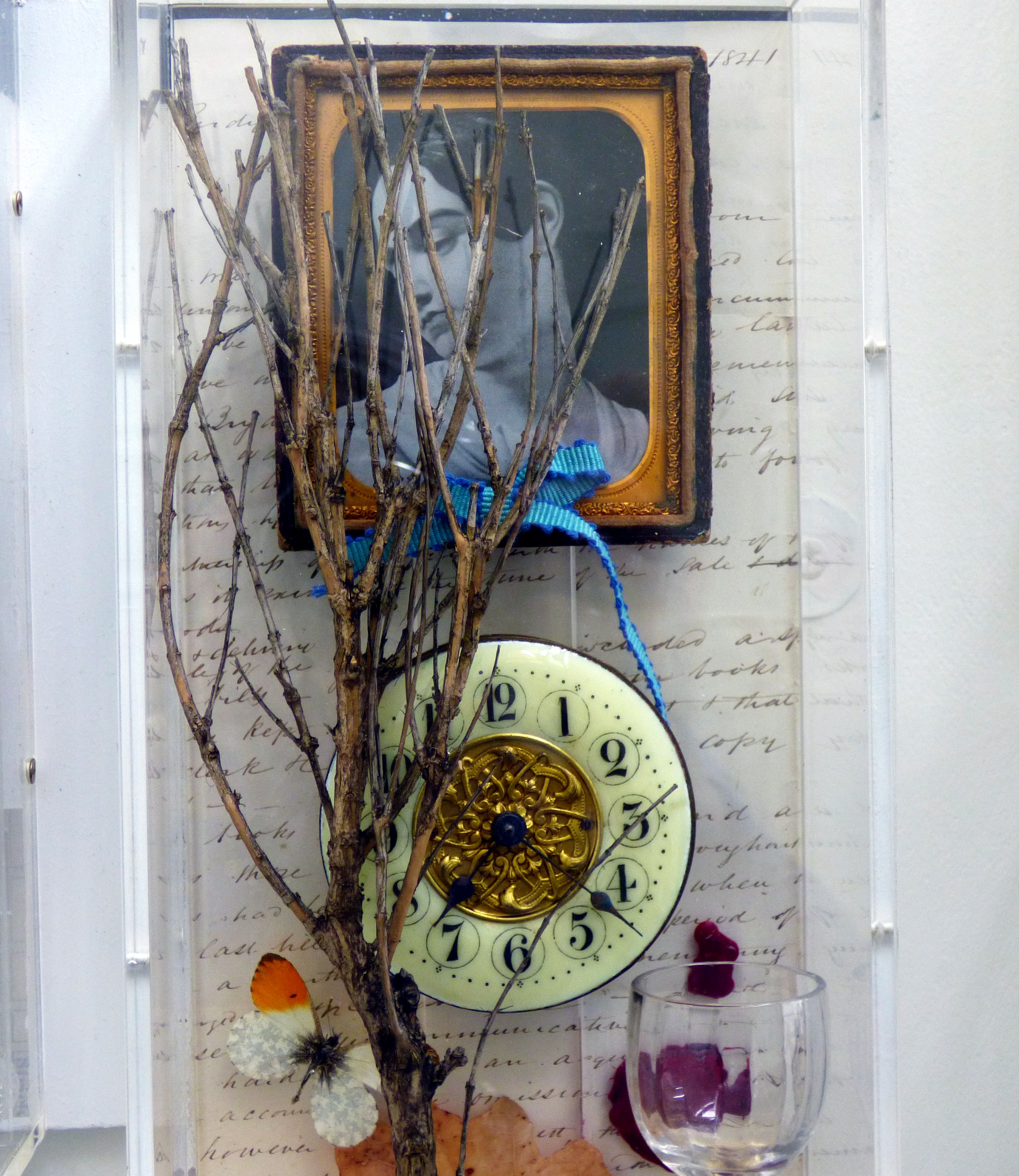 work by Steve Talbot, mixed media intimate boxes, CRAFTED exhibition, Huyton Gallery, 2016