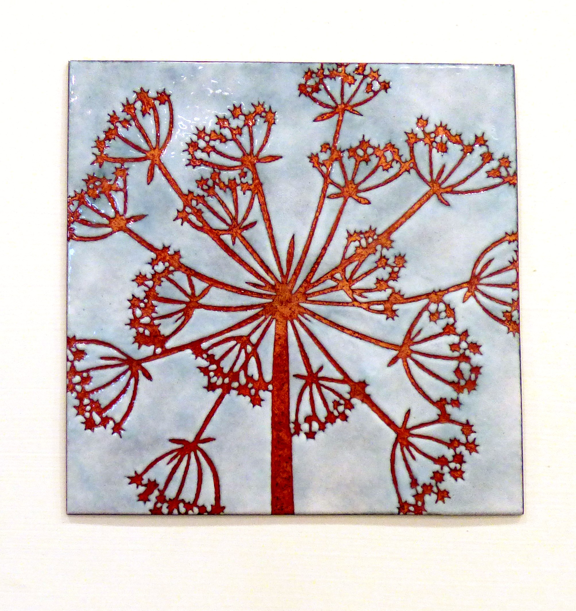 ENAMELLED PANEL 3 by Janine Partington, CRAFTED exhibitioin, Kirkby Gallery, 2016