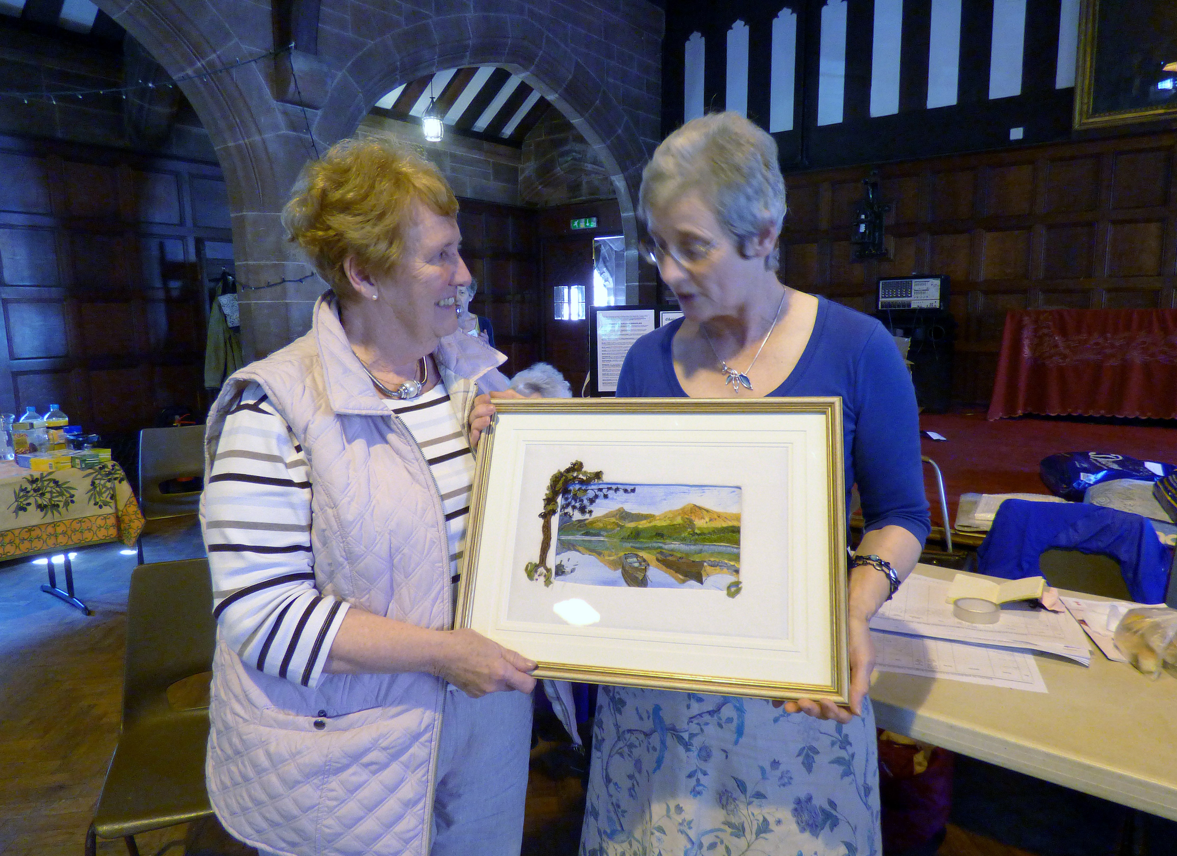 Beryl Webster won First Prize in the Colour Competition with BUTTERMERE at MEG Summer Tea Party 2016