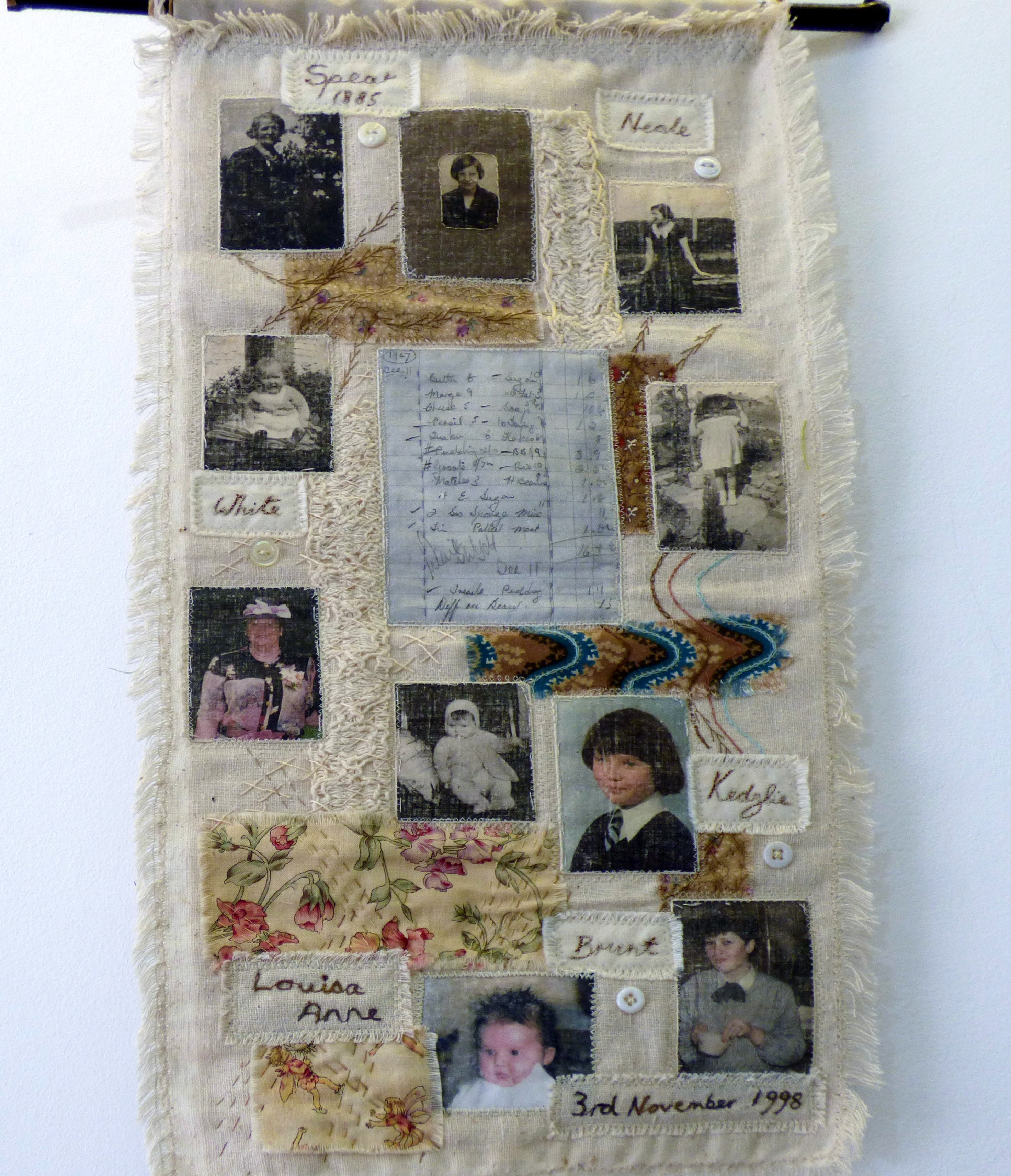 FIVE GENERATIONS by Sandra Kedzlie, Parbold EG