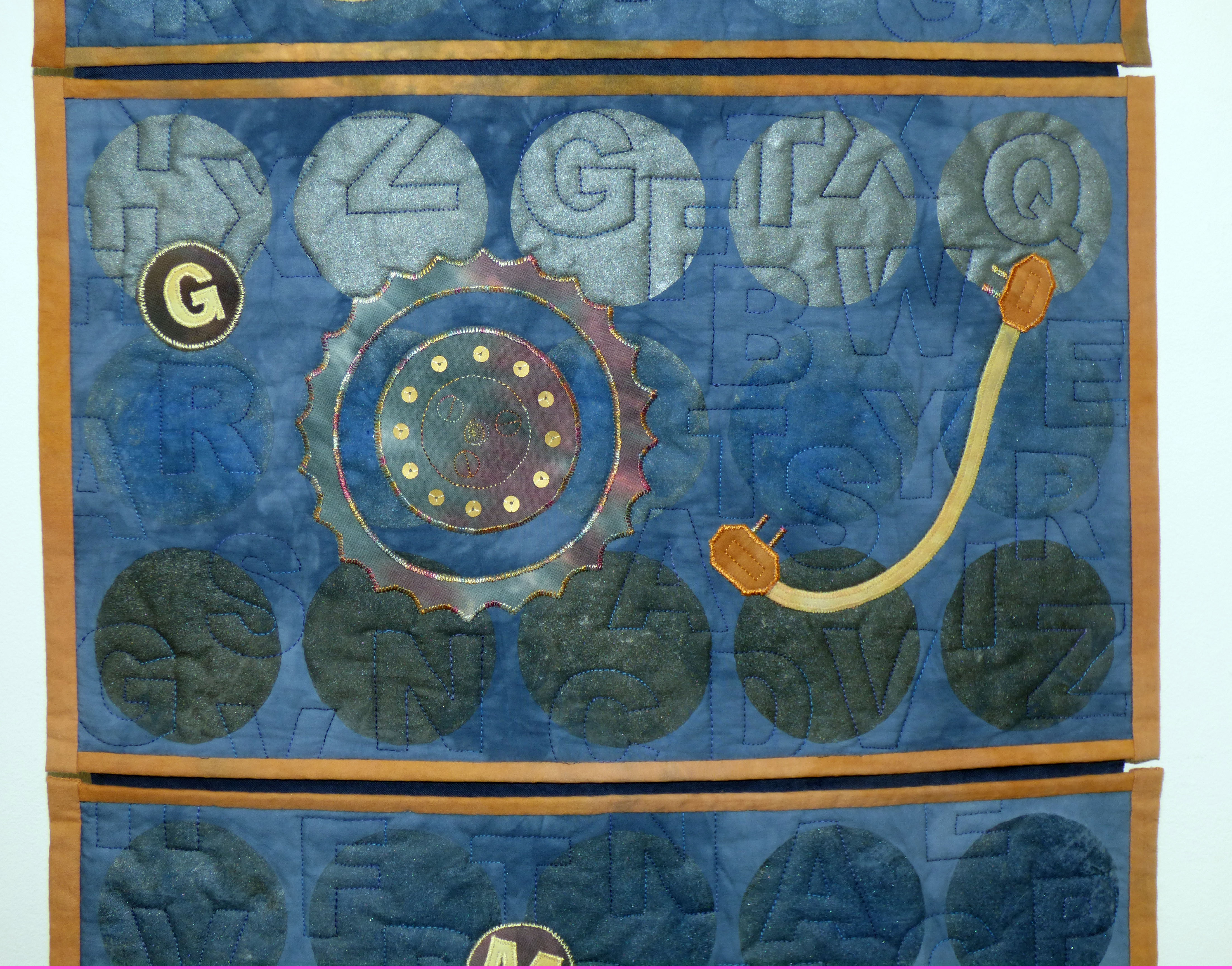 detail of ENIGMA EXPLODED by Karen, Hurrell, Parbold EG