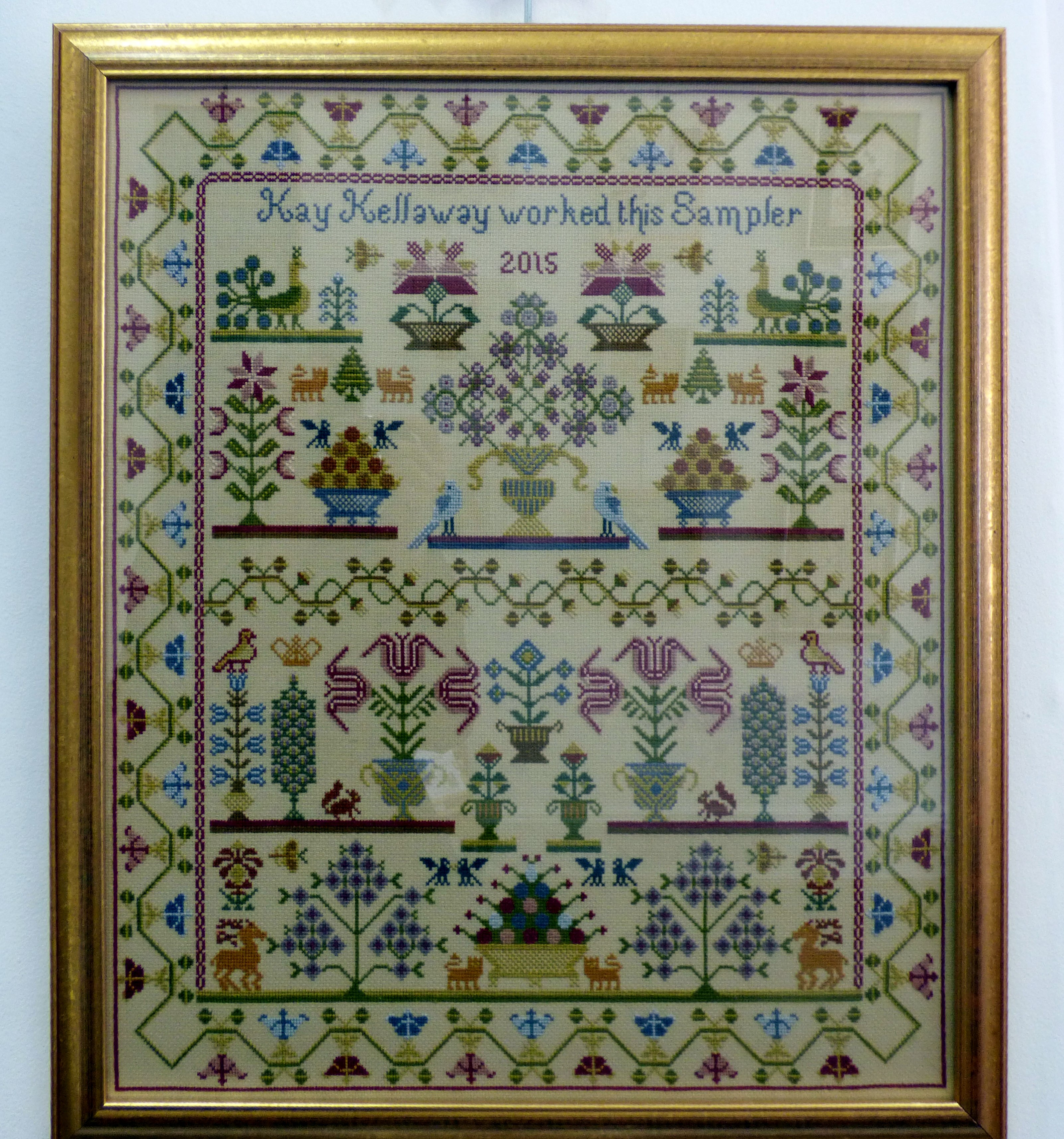 SAMPLER by Kay Kellaway, Parbold EG