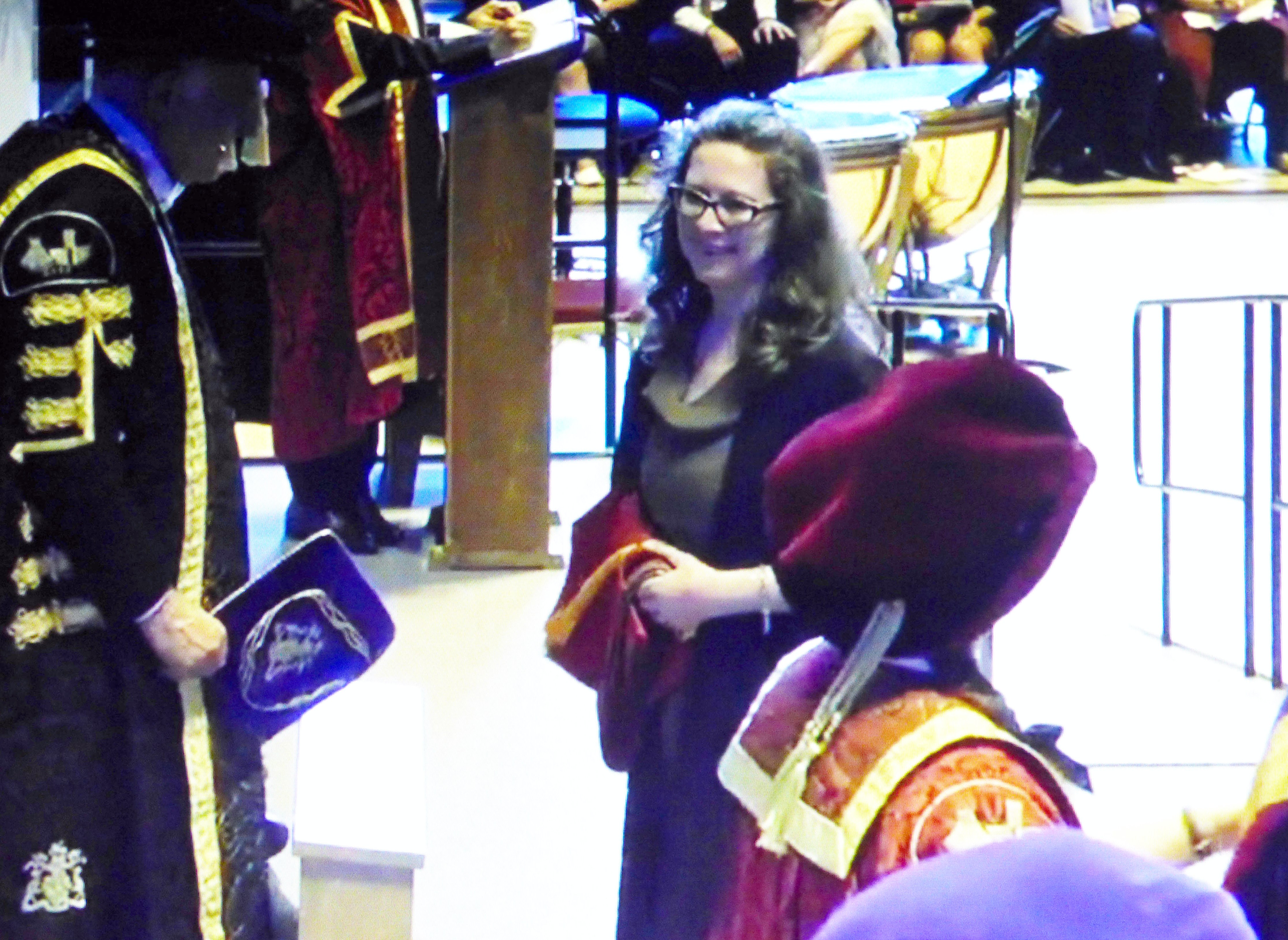 Karen Scott's Degree Ceremony in Liverpool Anglican Cathedral, July 2016