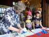 MEG at National Stitch Day 2016, Speke Hall, Liverpool