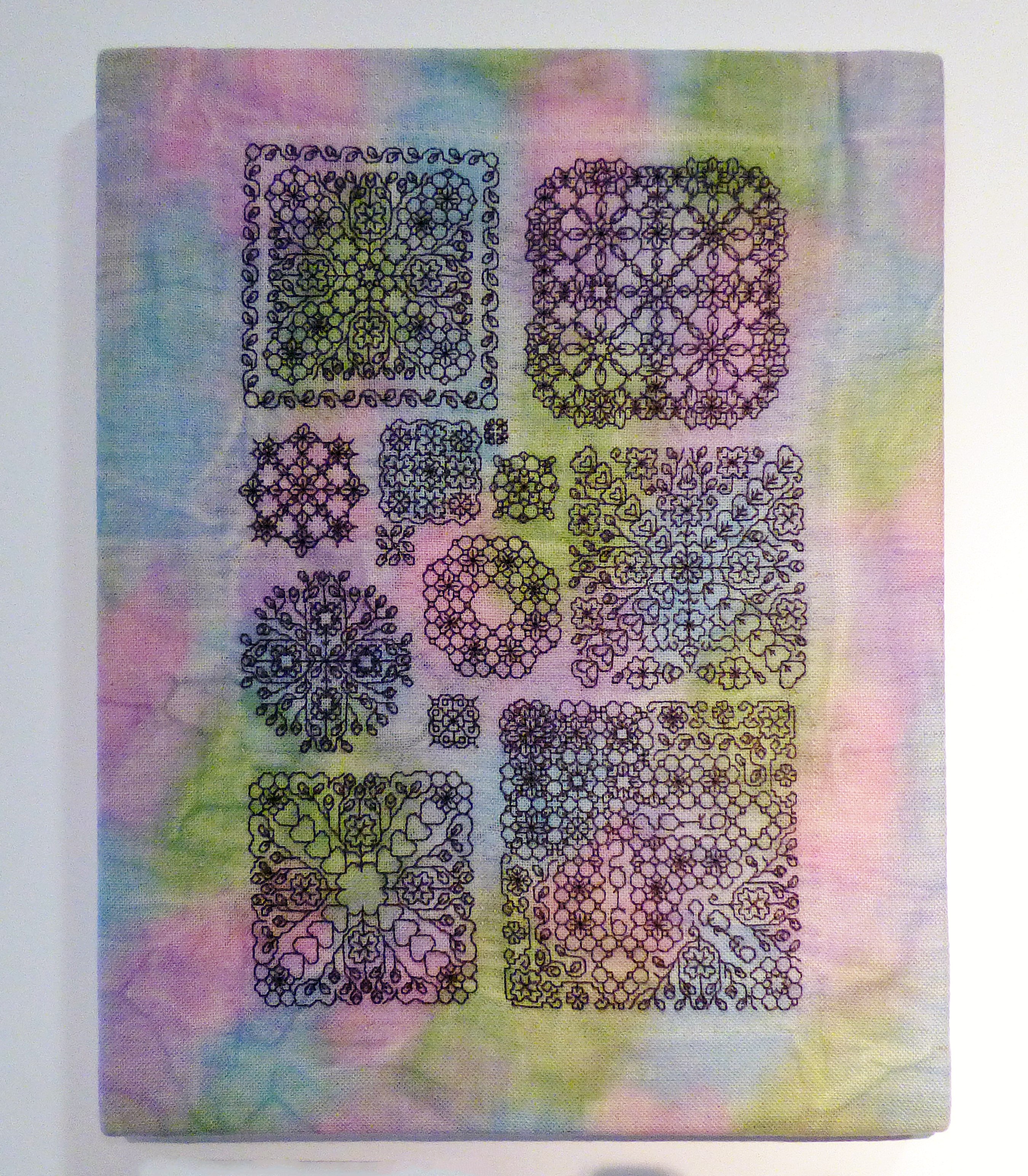 PERFECT SQUARES by Serena Watson, blackwork
