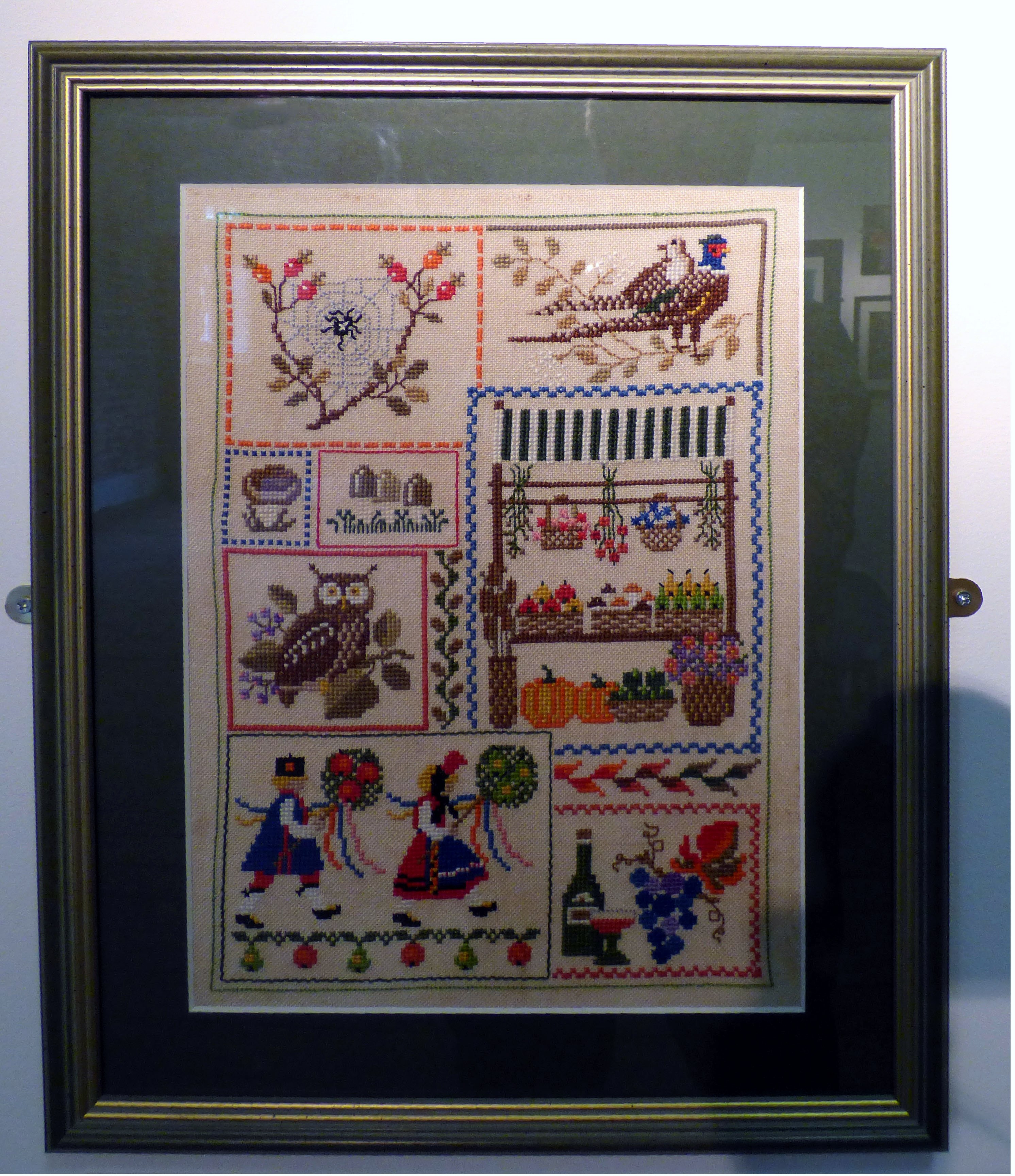 AUTUMN DAYS by patricia Caldwell, cross stitch