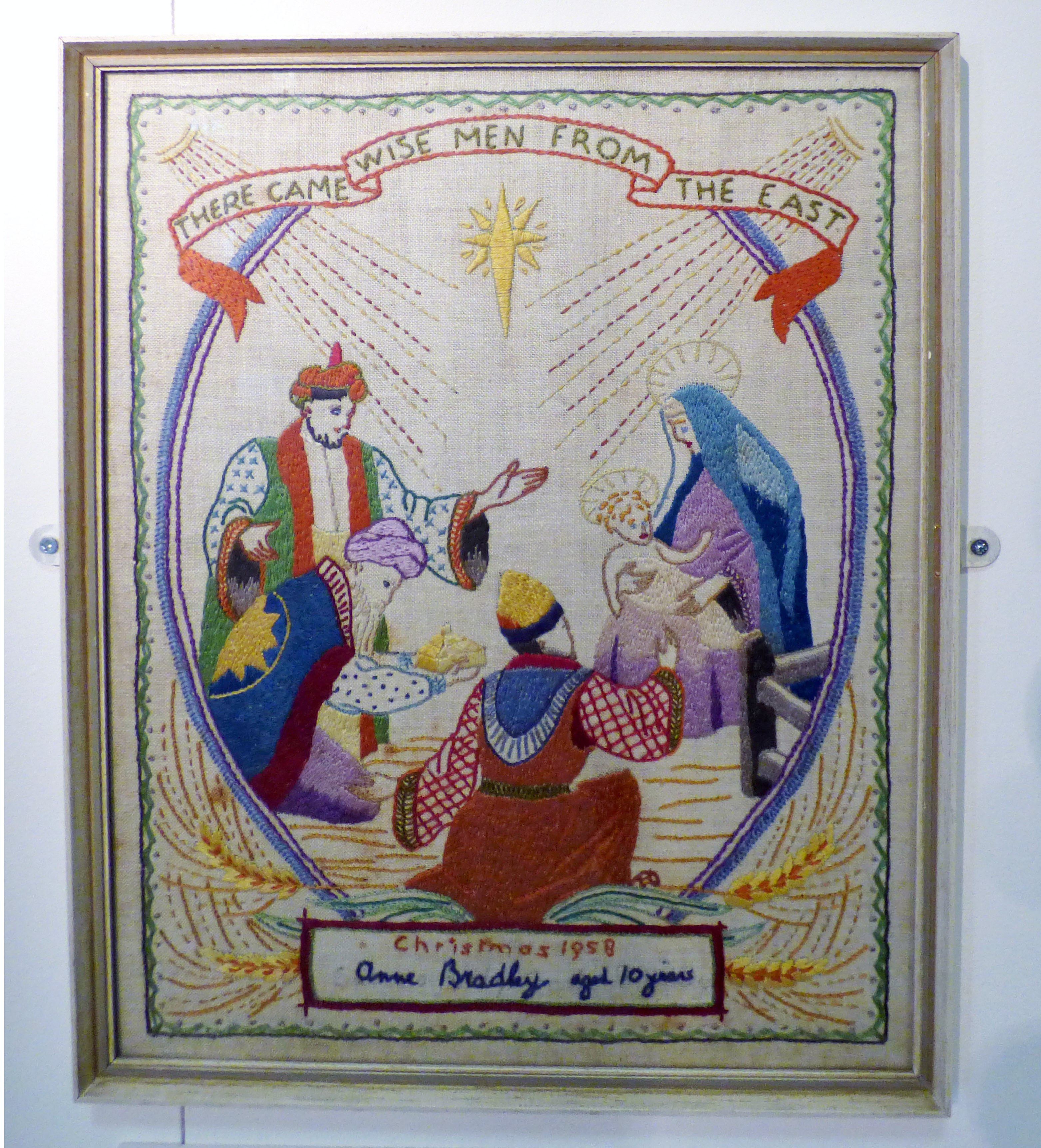 NATIVITY by Anne Butler, 1959, winning entry to a competition in a girl's comic