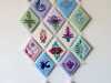 DIAMOND CELEBRATION, Manchester EG group work, hand stitch and applique