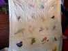 hand embroidered Sreepur quilt with birds at Sreepur stall, NW Regional Day 2016