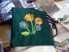 embroidered bag for sale at Sreepur stall in St Barnabus, April 2016