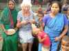 Rubina Porter MBE with the mothers and children of Sreepur, May 2016