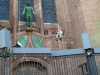 Ken Porter & his grandson Matthew Abbott abseiling down Liverpool Cathedral for Sreepur charity, Aug 2014