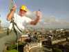 Ken Porter on his descent down Liverpool Cathedral to fundraise for Sreepur charity