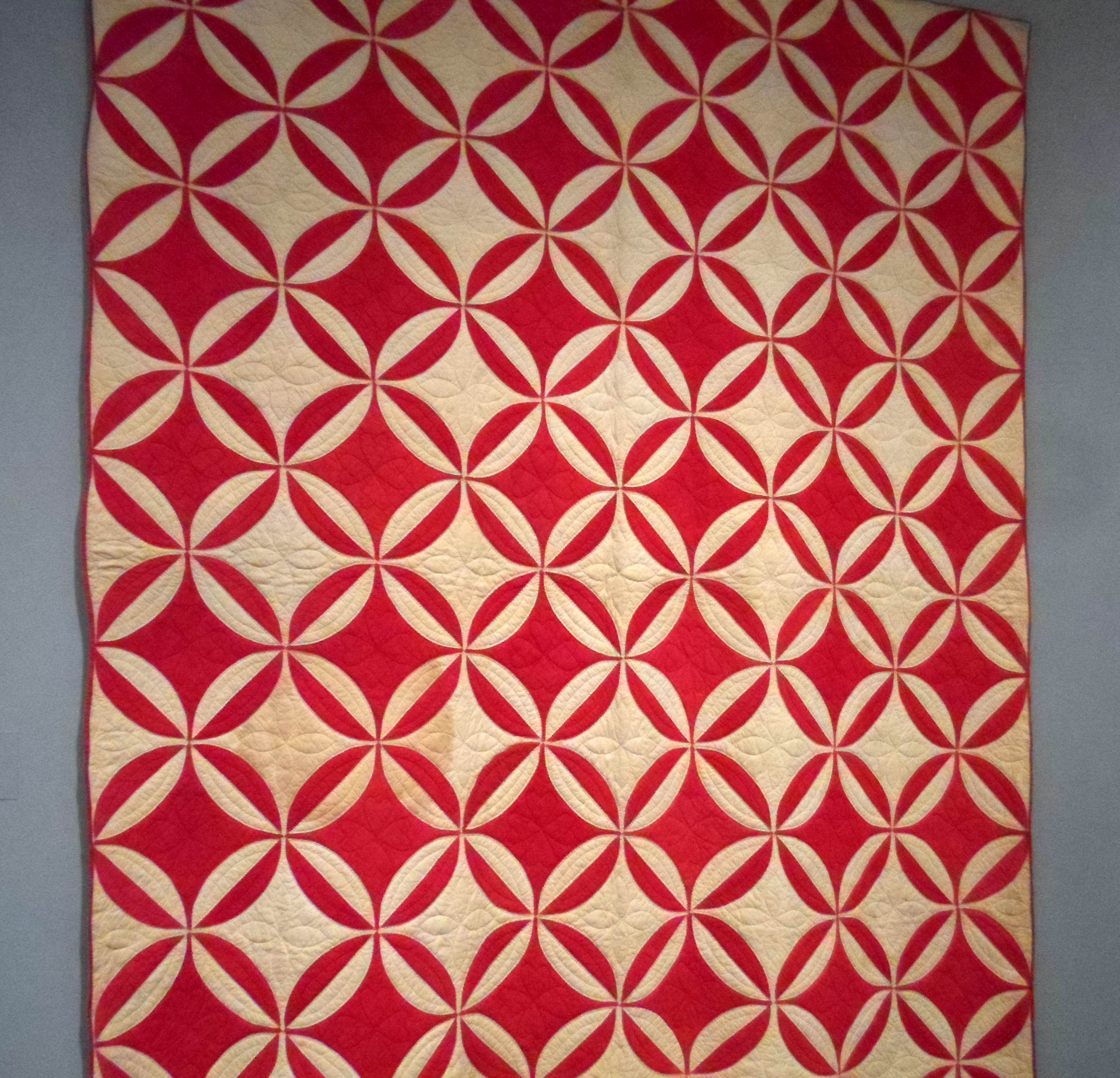 ROBBING PETER TO PAY PAUL QUILT, circa 1850, cotton