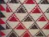 detail of DELECTABLE MOUNTAINS QUILT, circa 1850, cotton