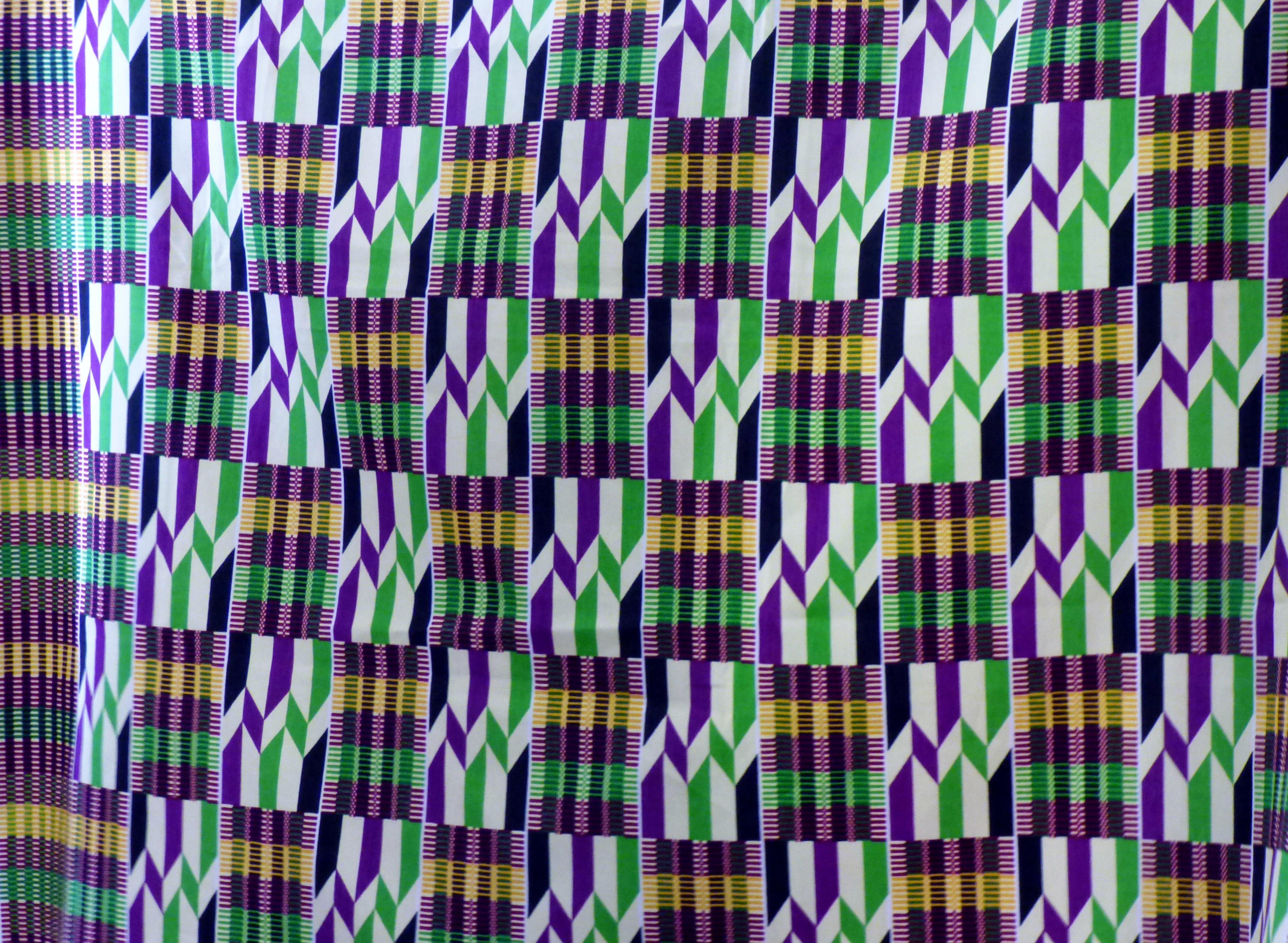 West African strip cloth shown by Magi Relph