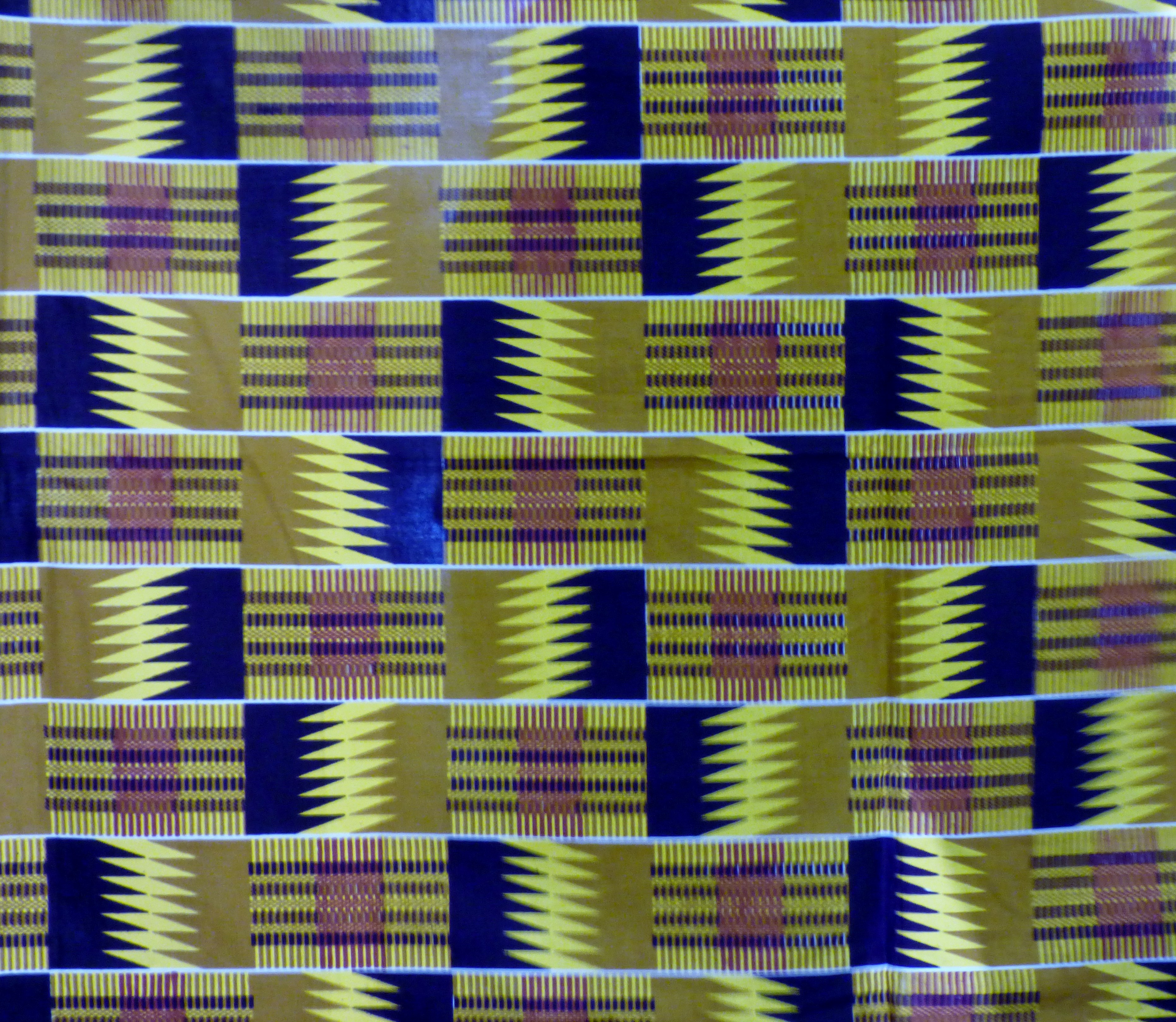 West African strip cloth shown by Magi Relph