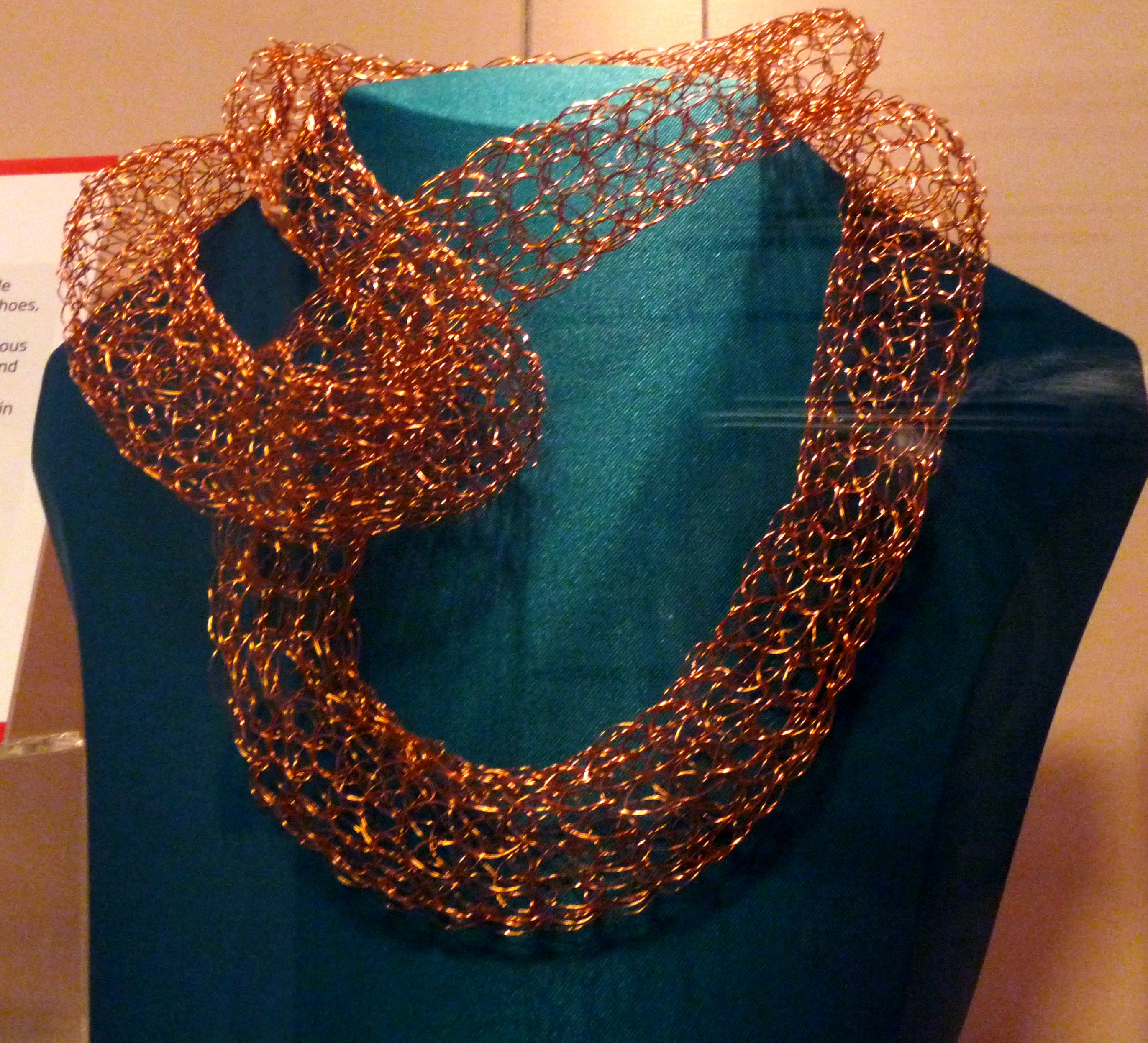 NECKLACE by Karen Scott, 2014, copper wire