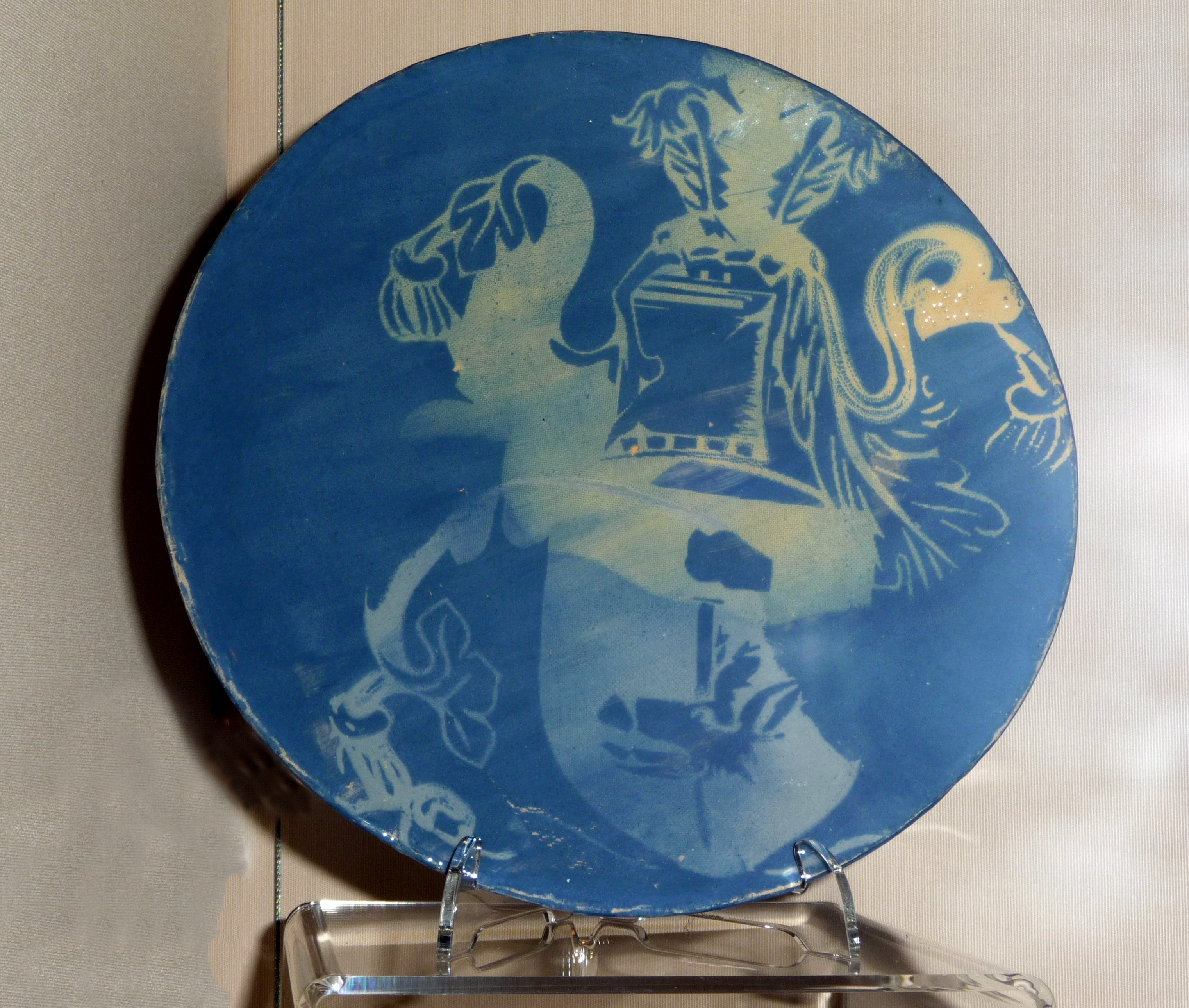 PLATE by Charlotte Fahey, 2014, earthenware