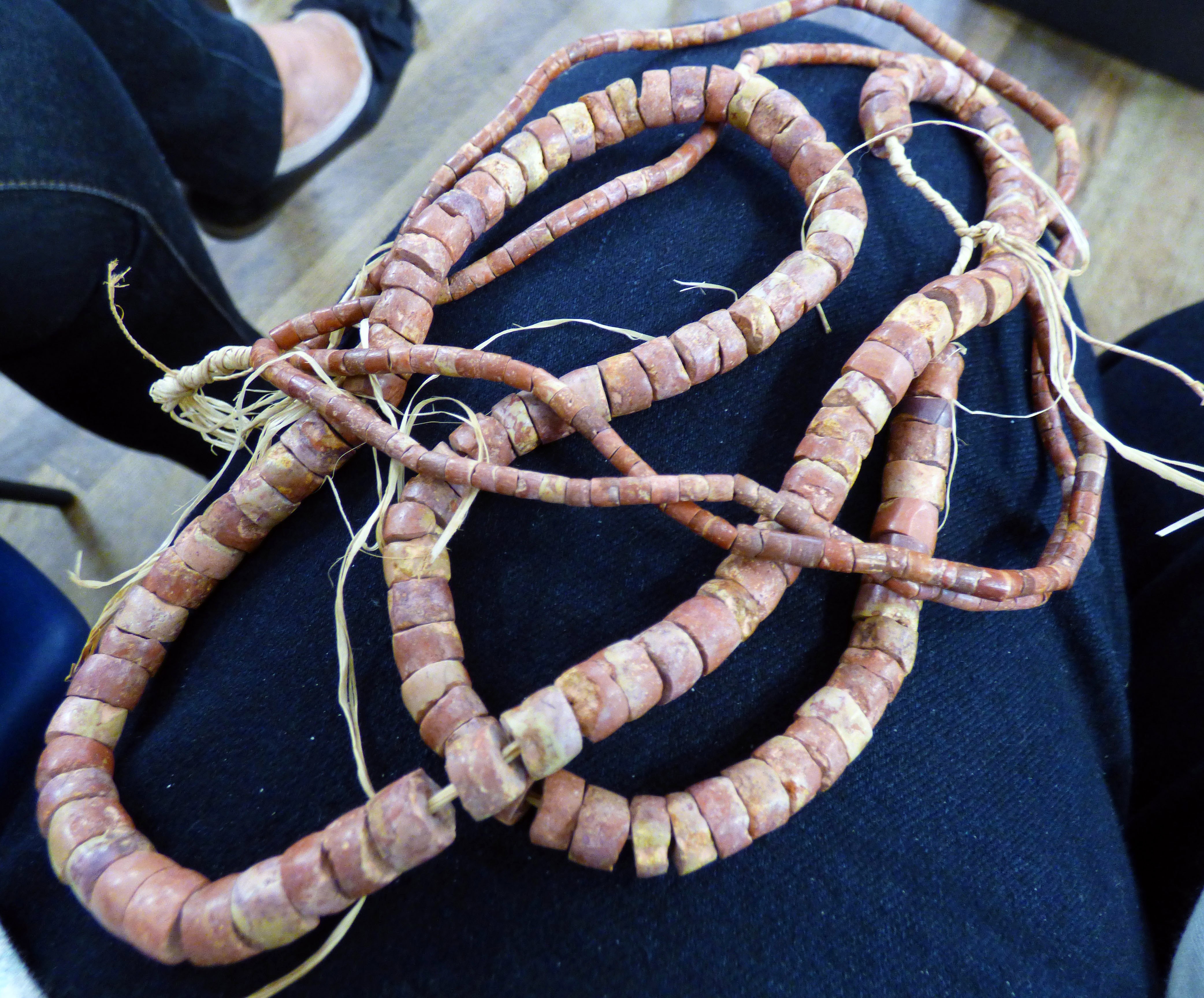 Bauxite stone beads, Beauty and the Bead Talk 2019