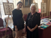 Rubina Porter MBE with granddaughter Cedar at Liverpool Town Hall, Aug 2018