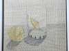 SIMPLE PLEASURES: GIN by Audrey Walker, hand stitch, 2014