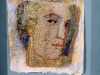 ROMAN FACE by Audrey Walker, stitched textile, 1999