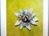 PASSION FLOWER by Mal Ralston, stumpwork,  Endeavour exhibition, Liverpool Cathedral, Sept 2018