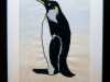 PENGUIN by Linda Sowler, hand embroidery,  Endeavour exhibition, Liverpool Cathedral, Sept 2018