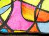 (detail) REFLECTIONS by Sue Sercombe, heavy machine embroidery/ distortion, ConText group 2018