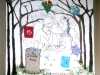 slide showing   SHAKESPEARE'S BAG LADY by Marie Stacey, machine embroidery