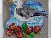 SEAGULL LEARNS TO SEW by Sue Boardman, stitched paper