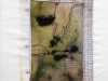 KIRKHARLE TRIPTYCH 3 by Liz Smith, Glossop & District EG, hand dyed fabric, woolen blanket and heat transferred images