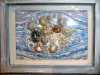 SEASHORE by Shirley Williams, embellished canvas embroidery