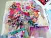 textile samples by Beverley Saville at "Create a Textile Collage" workshop with Beverley Saville, July 2023