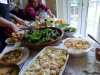 A lovely spread ready for our MEG June shared lunch 2019