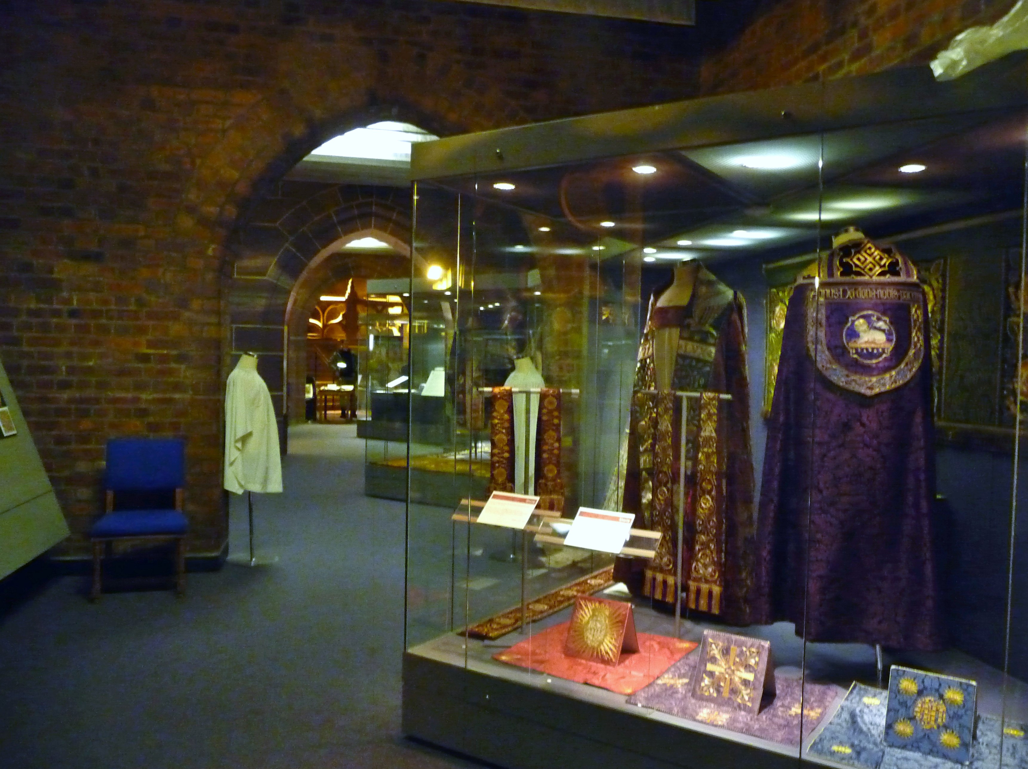 interior of Elizabeth Hoare Gallery, Liverpool Cathedral