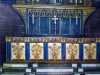 photograph showing the 1903 embroidered Altar Frontal in situ in the Lady Chapel of Liverpool Cathedral