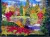 entry to Capability Brown Festival with Embroiderers' Guild, A BLAZE OF SEASON COLOUR by Diana McKinnon