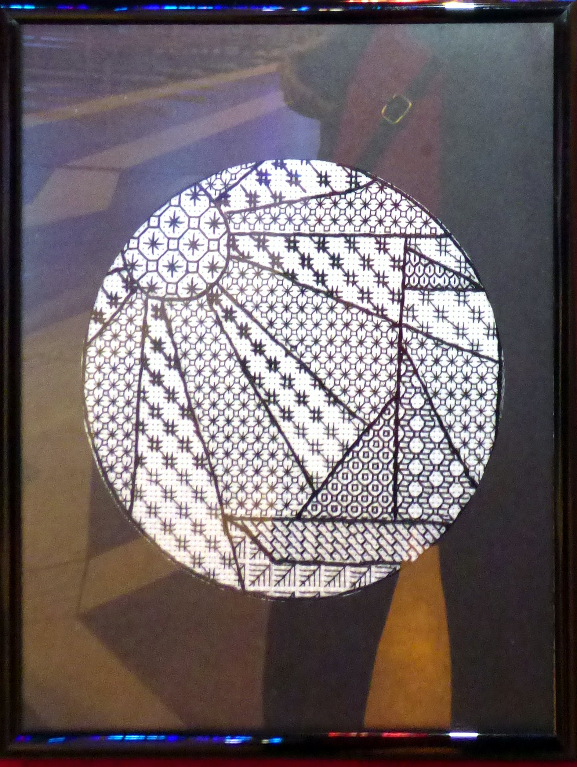BLACKWORK by A.Kefford, at Embroidery for Pleasure exhibition, Liverpool Metropolitan Cathedral 2016