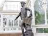 statue of Captain Cook outside Sefton Park Palm House