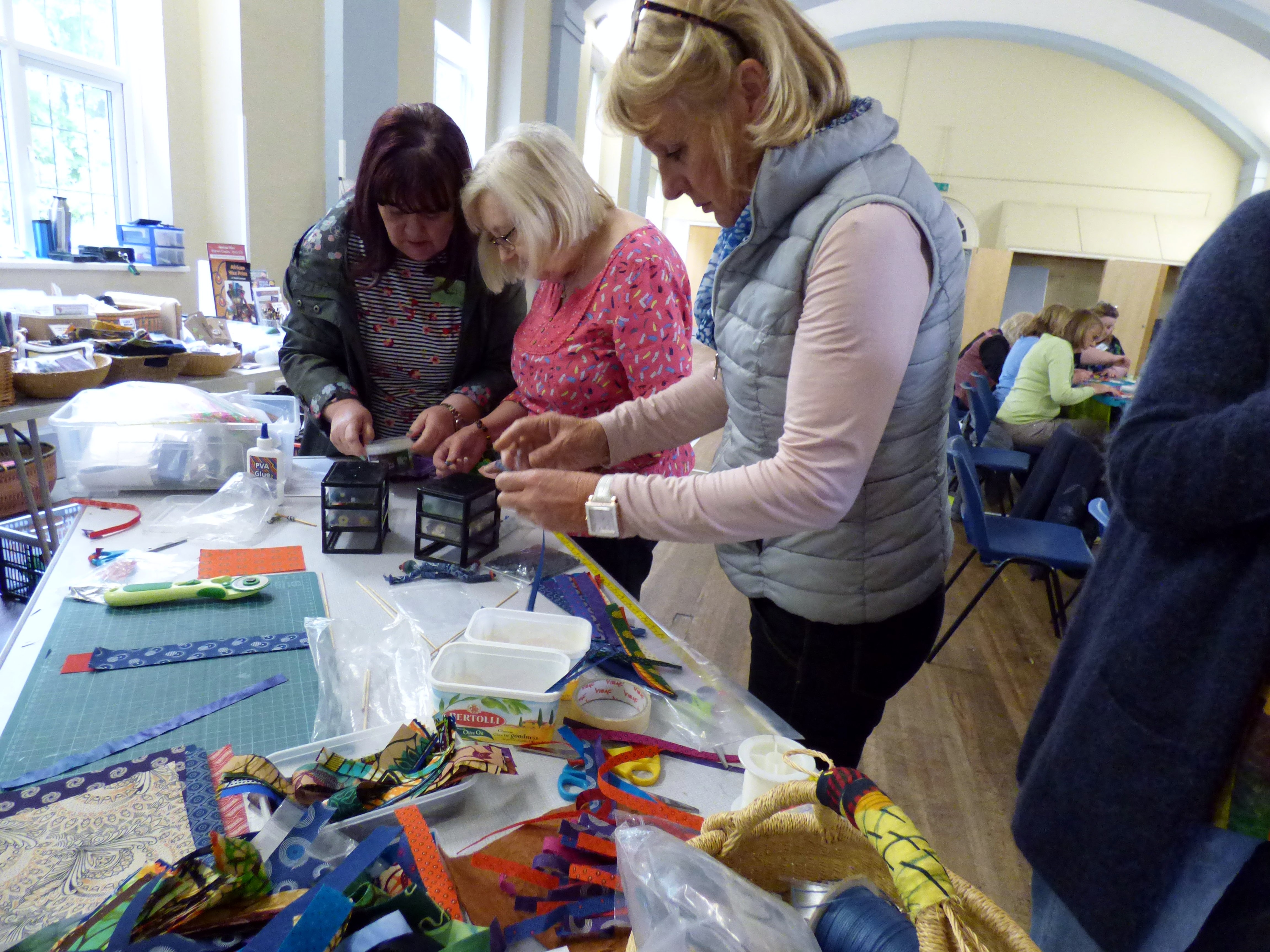Fabric Beadmaking workshop with Magie Relph 2019