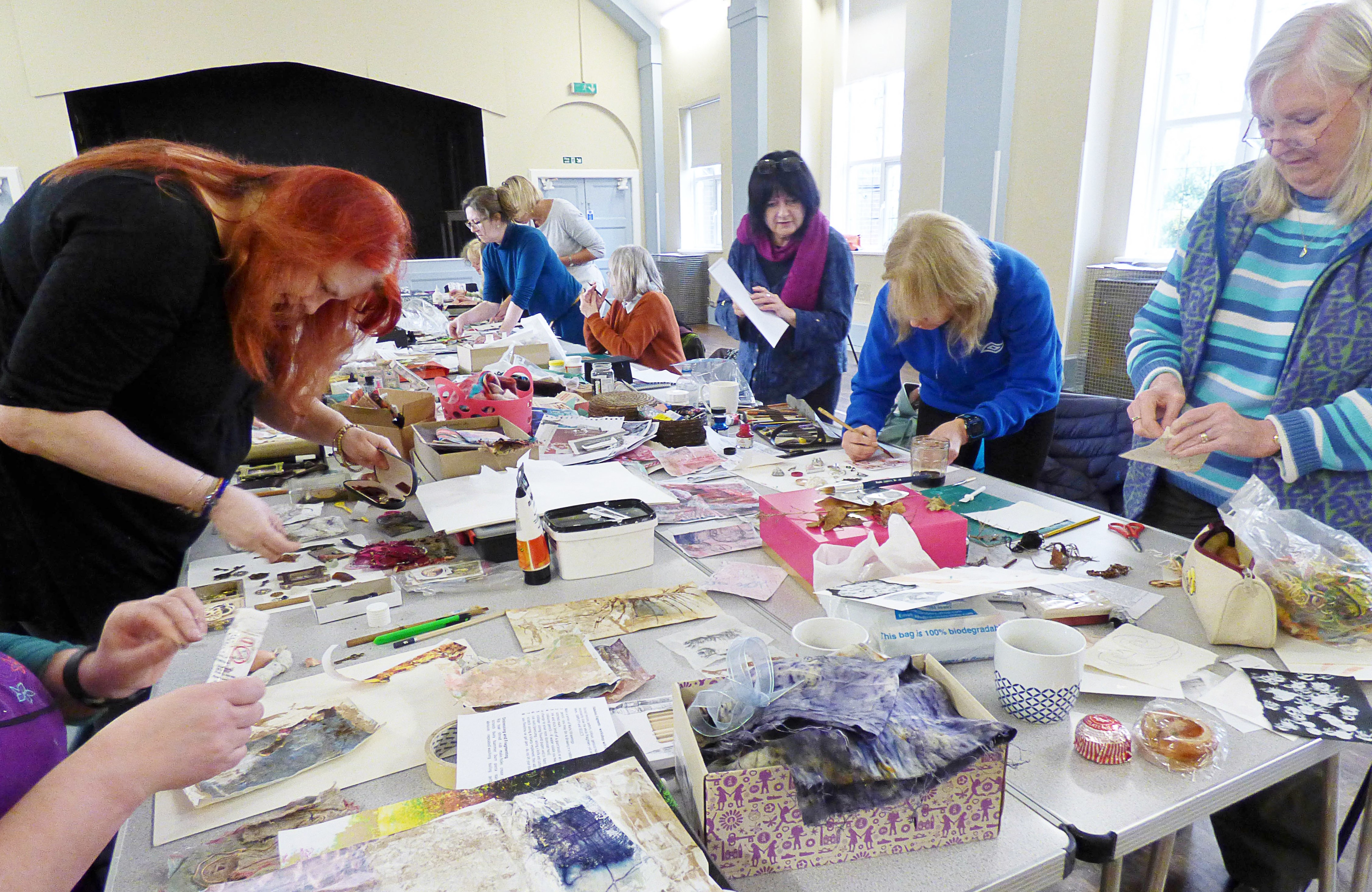 "Fabulous Fragments" workshop with Shelley Rhodes 2017